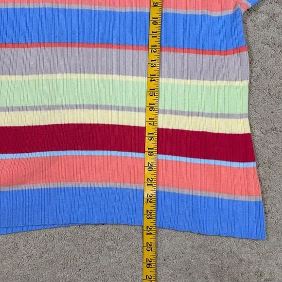 Vintage Cherokee Ribbed Tee Shirt Womens XL Multi Color - Picture 6 of 6